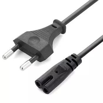 Кабель питания IEC320 C7, 2 контакта, 1 шт.