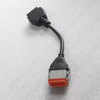 Кабели Acheheng для 12-контактного OBDII OBD2 16-контактного диагностического кабеля Komatsu встроенного 6, проводной кабель