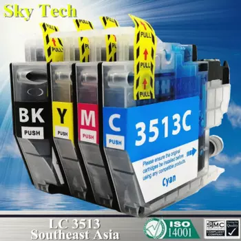 Качественный совместимый чернильный картридж для LC3513 LC3511, для Brother DCP-J572DW MFC-J491DW MFC-J690DW MFC-J890DW [Юго-Восточная Азия]