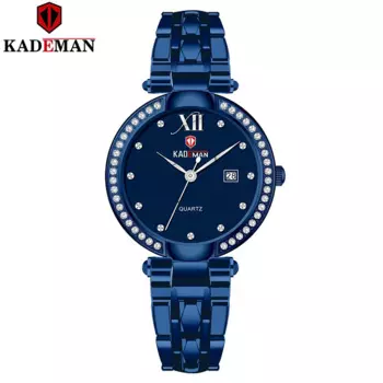 Kademan 2020 Золотые женские часы с кристаллами и бриллиантами, наручные часы adies, серебряные часы из нержавеющей стали, женские часы Montre Femme