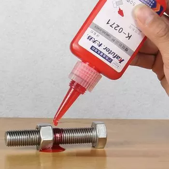 Kafuter 50G K-0271 Клей для винтов Анаэробный клей для фиксации резьбы Средняя вязкость Высокопрочный фиксатор резьбы