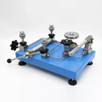 Калибровочный насос для сравнения давления воды Benchtop 0-100 МПа, настольный гидравлический насос, калибратор давления