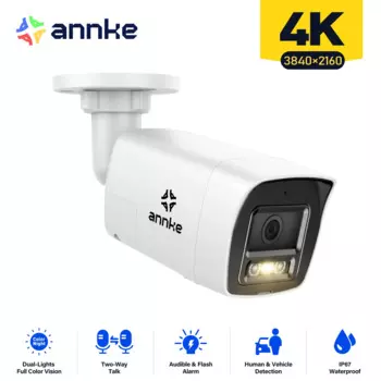 Камера видеонаблюдения ANNKE, 4K, 8 Мп, POE