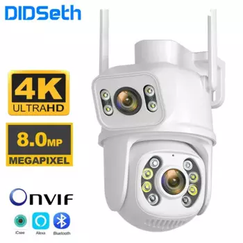 Камера видеонаблюдения DIDSeth 8 Мп, 4K, Wi-Fi, PTZ
