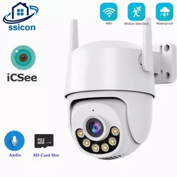 Камера видеонаблюдения ICSee, 1080P, Wi-Fi, 2 МП