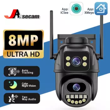 Камера видеонаблюдения ICSEE HD, 8 Мп, PTZ, Wi-Fi, 4K