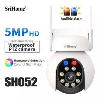 Камера видеонаблюдения Srihome, 2,4 МП, ГГц, Wi-Fi