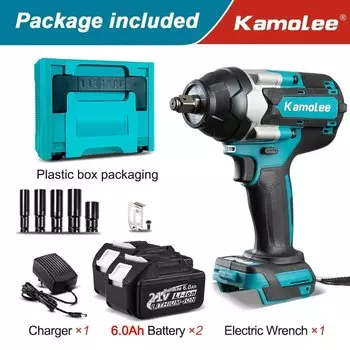 Kamolee DTW700 электрический ударный гайковерт 1800 Нм