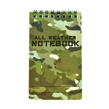 Камуфляжный тактический блокнот Outdoor Notebook