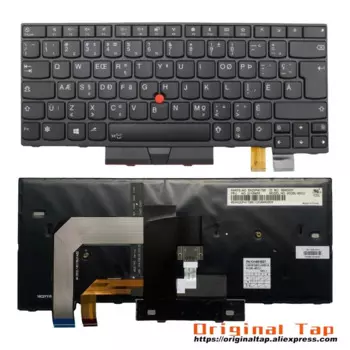Канадская французская клавиатура с подсветкой CFA для Lenovo Thinkpad T470 A475 T480 A485 01AX488 01AX529 01AX570 01HX420 01HX460 01HX500