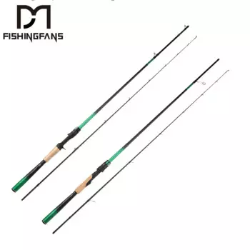 Карбоновые Спиннинговые удилища Fishingfans, спиннинг с конической ручкой, класс M, ML, MH, для приманки, 7-17 г, 12-25 г, 10-21 г, 6-6 дюймов, 7-6 дюймов