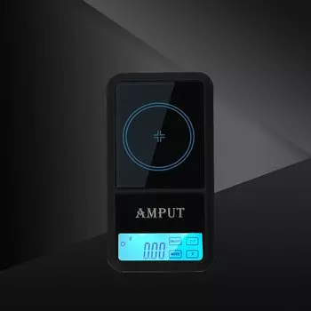 Карманные цифровые весы AMPUT, 0,01 г, 100 г, 200 г, 500 г