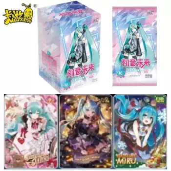 Карта KAYOU Hatsune Miku первая звуковая карта подарок на день рождения Хатсуне Мику 16-я юбилей коллекционные карты игрушки подарки