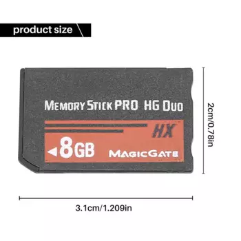 Карта памяти 8 Гб, карта памяти MS Pro Duo для камеры PSP Cybershot