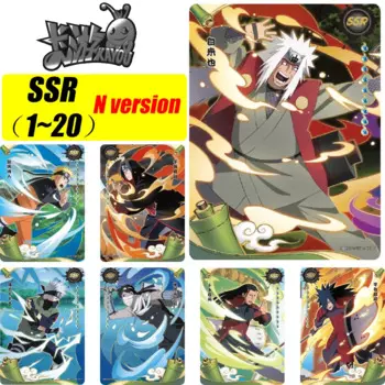 Карта памяти SSR kayou NARUTO N версия 1 ~ 20 серии гиуга Хината Гаара хатакэ Какаси Редкая коллекционная карточка Рождественский подарок на день рождения игрушки