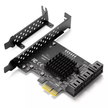 Карта Pcie SATA, 6-портовая, карта расширения контроллера SATA, загрузка в виде системного диска, поддержка 6 устройств SATA 3.0