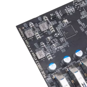 Карта PCIe USB 3.2 Gen 2, 8 портов, 4X, тип USB C 4, карта расширения USB A, 10 Гбит/с, карта USB C PCIe, внутренний ПК