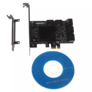 Карта расширения J6PA PCI-E от 4X до 4 настольный контроллер 9215 + чип 575