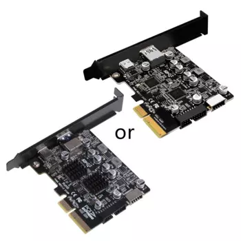 Карта расширения PCI-E на USB 3.2 10 Гбит, тип E PCI для карты Card, 19/20-контактный адаптер