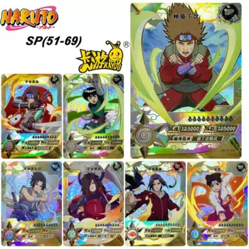 Карта-вспышка KAYOU Naruto серии SP 51-69, мультяшная игрушка Tsunade Gaara Deidara для аниме коллекции, карточка для игр, рождественский подарок