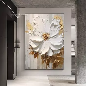 Картина маслом FLY OIL ART "Цветущие цветы"