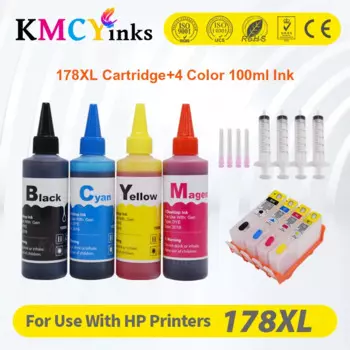 Картридж для принтера HP B109n B110a 5510 5520 5515 5521 и красящие чернила 400 мл