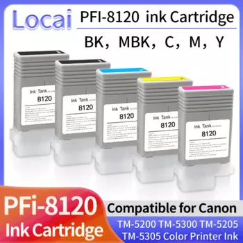 Картридж с чернилами 130 мл PFI8120, картридж с чернилами, совместимый с Canon