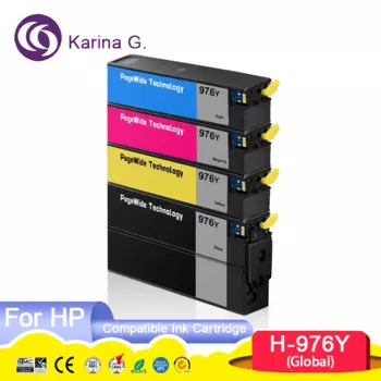 Картридж с пигментными чернилами для hp 976Y, совместимый с HP Pagewide pro 552dw/dn/577dw/z, P55250dw/P57750dw