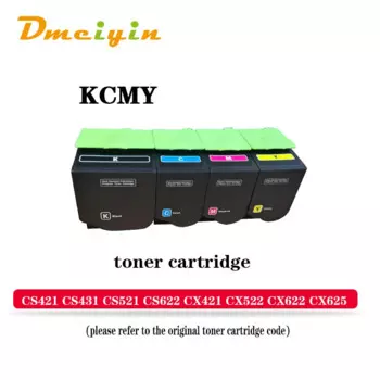 Картридж с тонером 78C6XK0/78C6XC0/78C6XM0/78C6XY0 для Lexmark CS421/CS431/CS521/CS622/CX421/CX522/CX622/CX625
