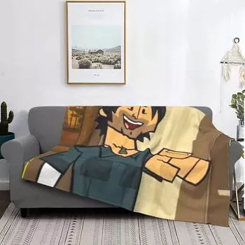 Кашемировый портативный плед Total Drama Chef Hatchet Animated Chris Mclean