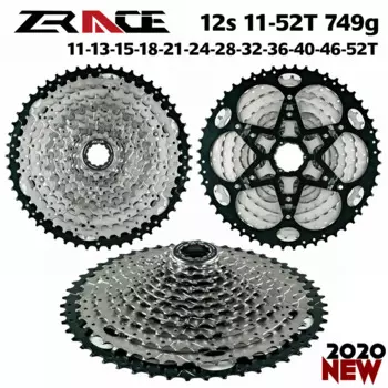 Кассета велосипедная ZRACE, 12 Скоростей, 11-46/50/52T, для XTR M9100 Eagle,SUNRACE Z90
