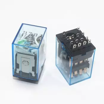 Катушка MY4NJ AC12V AC24V DC12V DC24V DC 36V AC110V AC220V AC380V HH54P 5A 220V Миниатюрное электромагнитное реле общего назначения