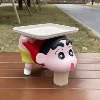 Kawaii 24 см карандаш Шин-тян лоток фигурки покажите задницу гостиная большая игрушка виниловые модные украшения автомобиль украшение рабочего стола Gif