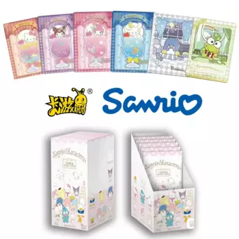 KAYOU натуральная карта Sanrio, милая эмблема, семья Sanrio Coolomi, дневник жизни Kuromi HelloKitty, розовая милая коллекционная карта, игрушка в подарок
