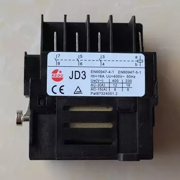 KEDU JD3 8 контактов 400 В 50 Гц 12 а электрическое реле 3NO с функцией отключения питания и защиты от пониженного напряжения
