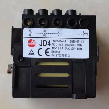 KEDU JD4 8 контактов 230 В 50 Гц 16 А электрическое реле 3NO с функцией отключения питания и защиты от пониженного напряжения