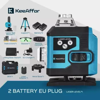 KEEAFFOR 4D лазерный уровень 16 линий зеленый