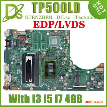 KEFU материнская плата для ноутбука ASUS TP500LD TP500L TP500LN J500LA TP500LB TP500LA материнская плата для ноутбука I3 I5 I7 4 ГБ ОЗУ GT840M/UMA