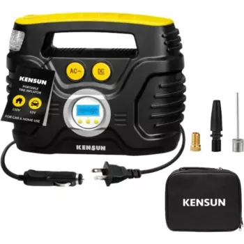 Kensun AC/DC насос для шин для автомобиля 12V DC и Home 110V AC Swift Performance 2.0 портативный воздушный компрессор насос