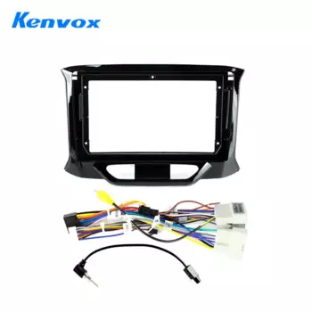 KENVOX 2 Din Автомобильный радиоприемник 9 дюймов Лицевая рамка для LADA Xray X ray 2015 2019 Центральное управление Приборная панель Обшивка стереосистемы Комплект приборной панели