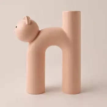 Керамическая ваза Kawaii Cat