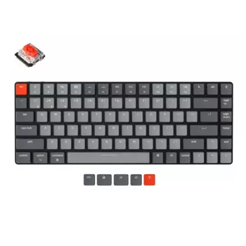 Keychron K3 A V2 ультратонкая Беспроводная механическая клавиатура переключатель Gateron белая подсветка для Mac Windows