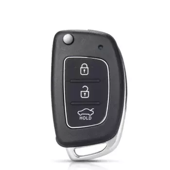 KEYYOU 10 шт. флип-чехол для дистанционного ключа автомобиля 3/4B для Hyundai Solaris ix35 ix45 ELANTRA Santa Fe HB20 Verna HY15/HY20/TOY40 Blade