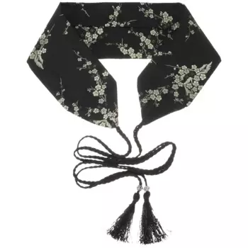 Кимоно, пояс, банкетный пояс, китайские аксессуары Hanfu, ослепительный изысканный широкий пояс с плетением кисточек