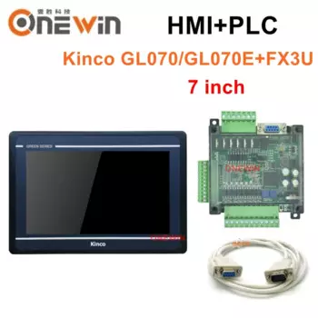 Kinco GL070/GL070E HMI комплект с PLC FX3U