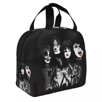 Kiss Metal Rock The House портативная Термосумка из алюминиевой фольги