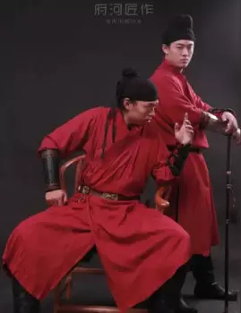 Китайская мужская одежда Тан, армированное нижнее белье Hanfu, Весенняя хлопковая подкладка