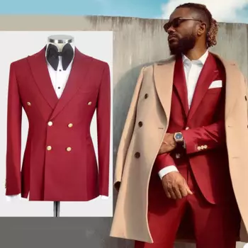 Классический Для мужчин смокинги Slim Fit Женский черный двубортный костюмы индивидуальный заказ вечерние свадьбы Женихи Для мужчин Блейзер, комплект из 2 предметов