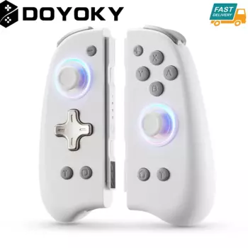 Классический контроллер переключателя DOYOKY joycon romote Slim Edition для Nintendo switch/OLED с управлением движением и эргономичной двойной турбиной
