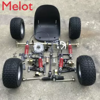 Классные домашние Kart сборка "сделай сам" Бензиновый двигатель модифицированные аксессуары для картинга домашние мюли to Cart спереди и